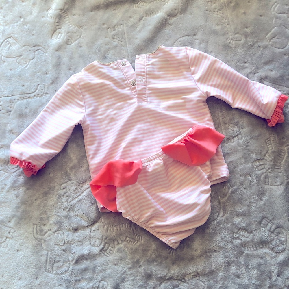 Mud Pie 2 piece infant swimsuit